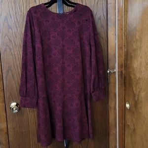 Beautiful dark red dress